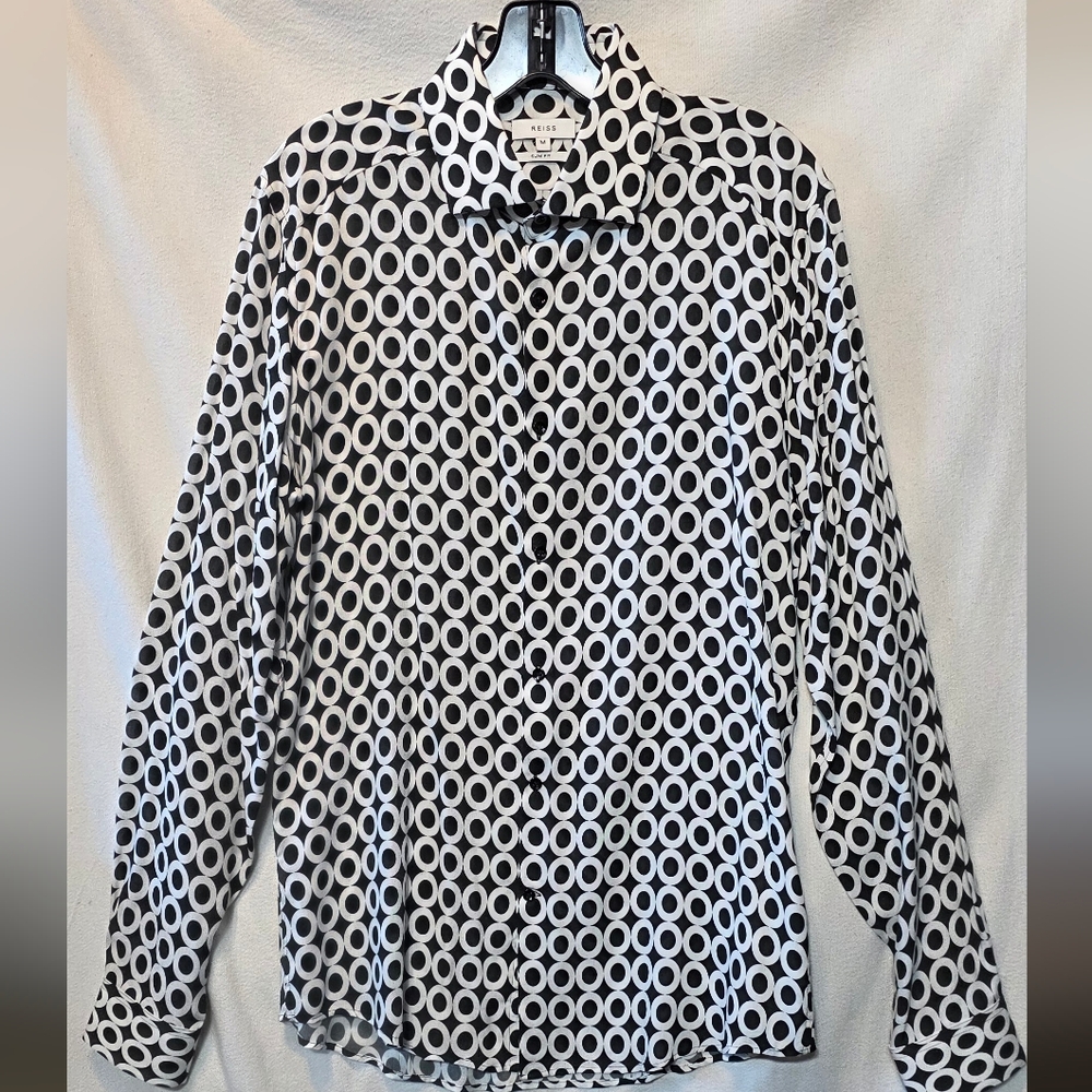 Reiss Men's Slim Fit Button Up Top Size M